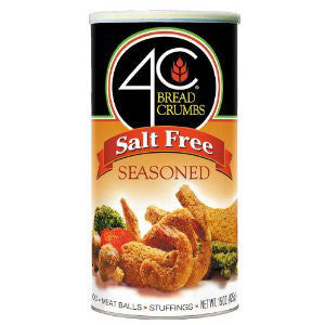 4C SALT FREE SEASONED BREAD CRUMBS For Sale