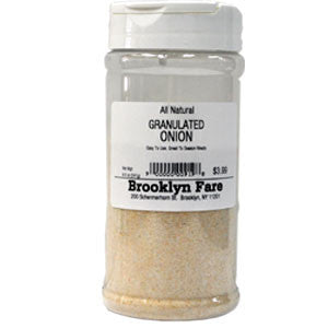 BROOKLYN FARE GRANULATED ONION - ALL NATURAL Online now