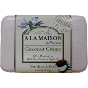 ALAMAISON DE PROVENCE COCONUT CREME HAND AND BODY BAR SOAP For Sale