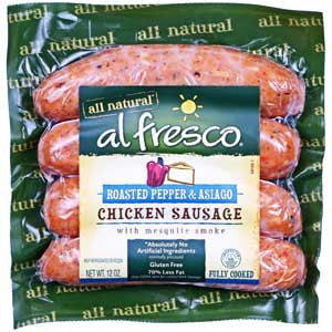 AL FRESCO ALL NATURAL ROASTED PEPPER & ASIAGO CHICCKEN SAUSAGE Online