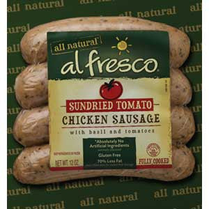 AL FRESCO ALL NATURAL SUNDRIED TOMATO CHICKEN SAUSAGE Fashion