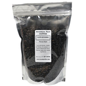 BROOKLYN FARE COFFEE CAFE ESPRESSO - ESPRESSO ROAST - WHOLE BEANS Online now